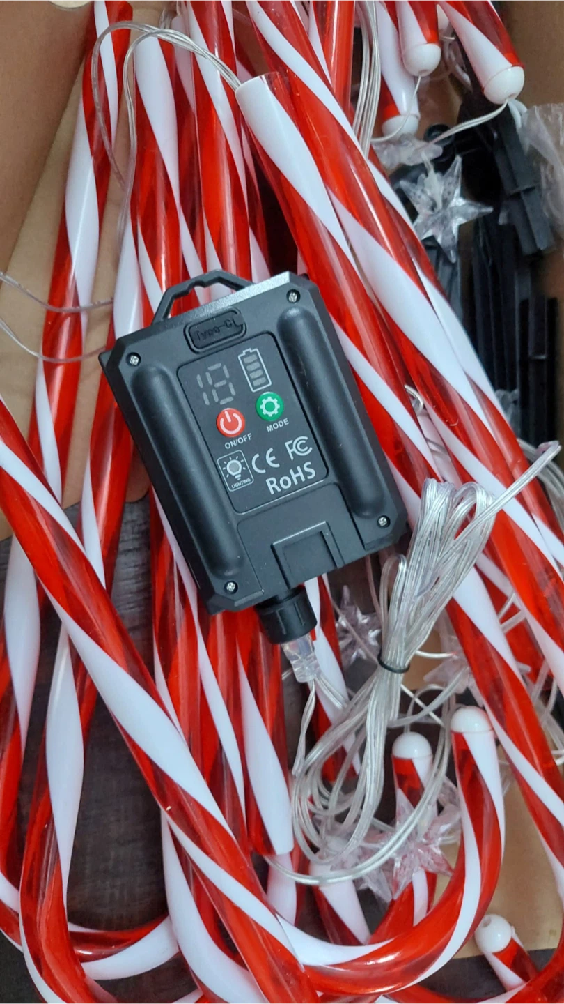 Candy Cane Christmas Lights - Outdoor Decor - photo 2