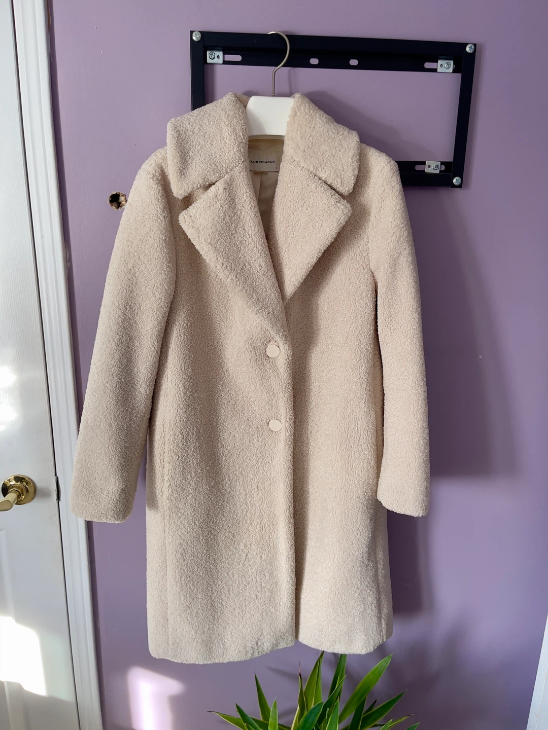Club Monaco Cream Teddy Coat - photo 2