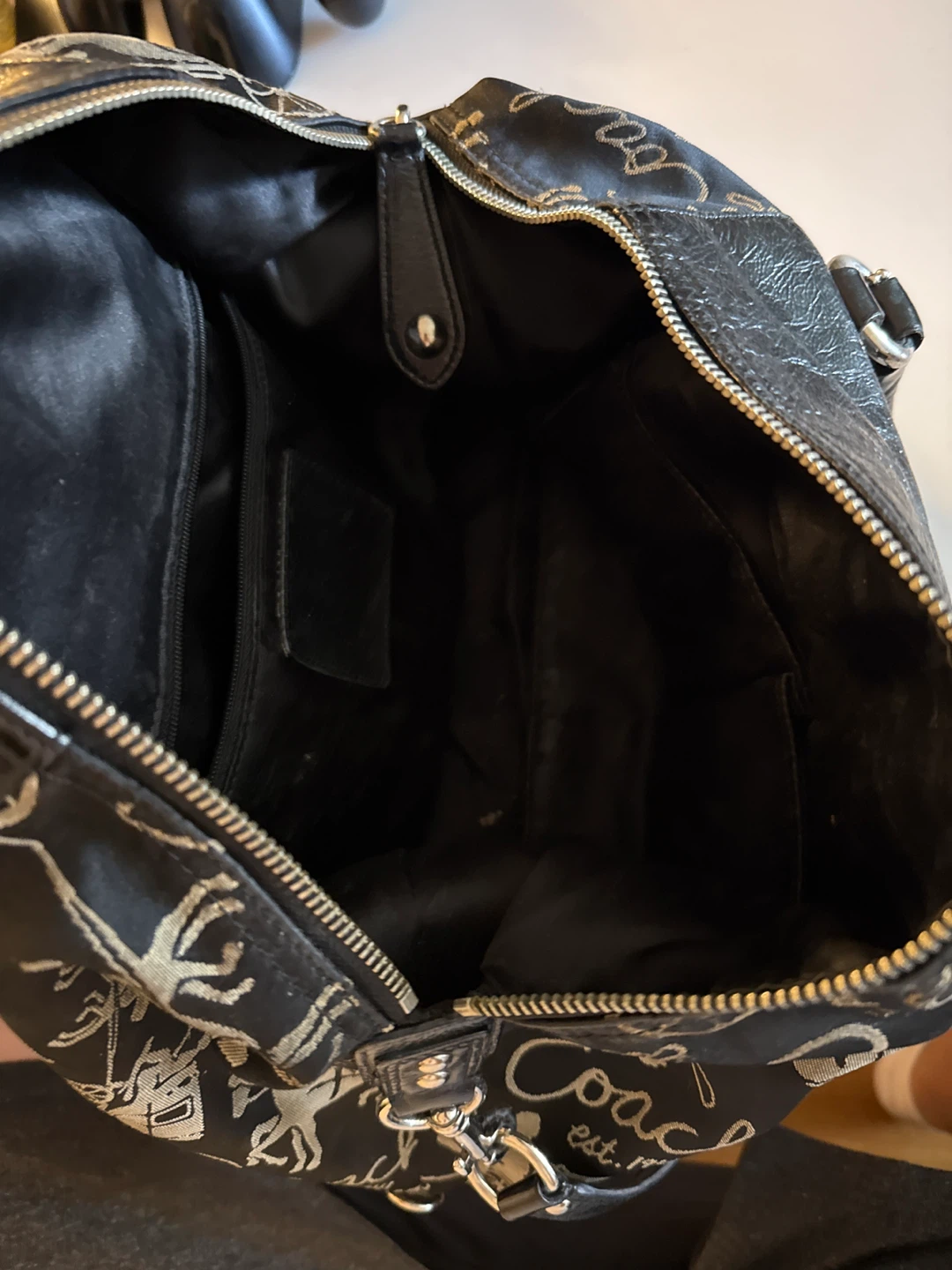 Coach Est. 1941 Black Patterned Satchel - photo 4