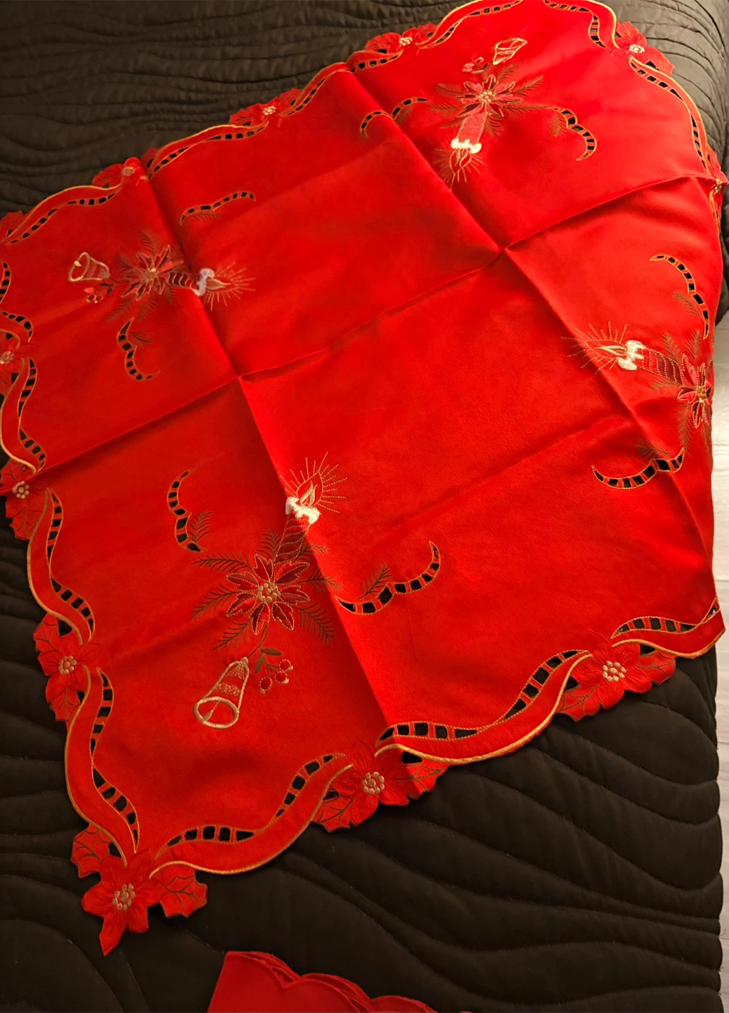Red Christmas Table Linens Set - photo 5