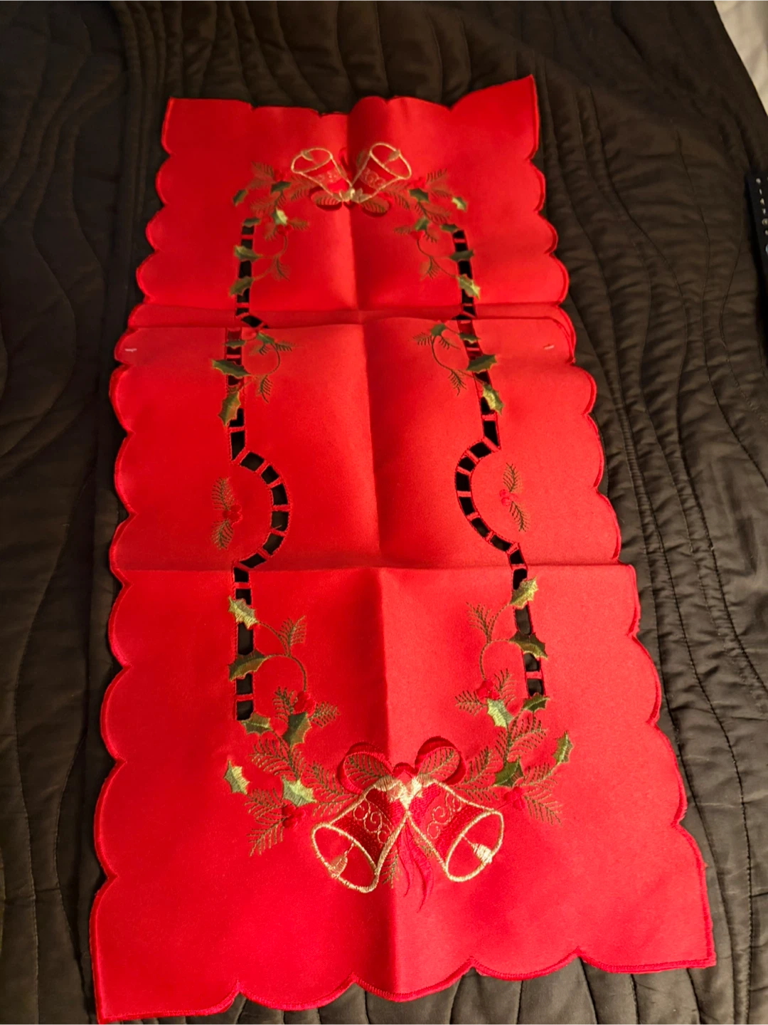 Red Christmas Table Linens Set - photo 4