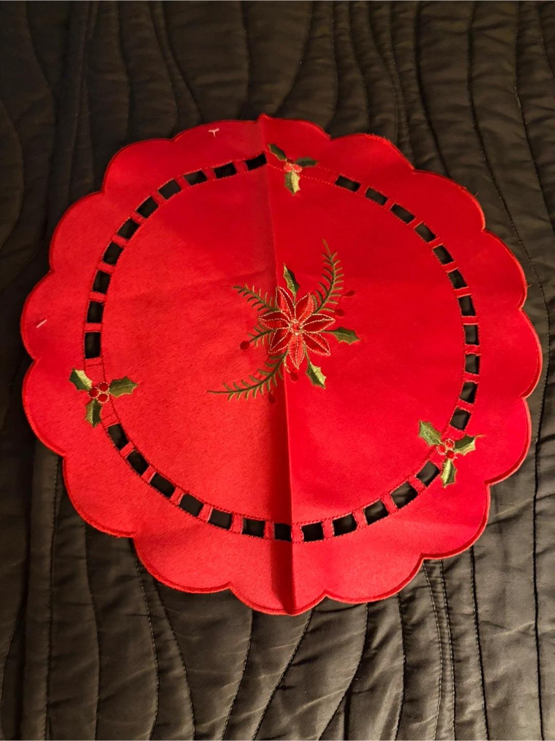 Red Christmas Table Linens Set - photo 3