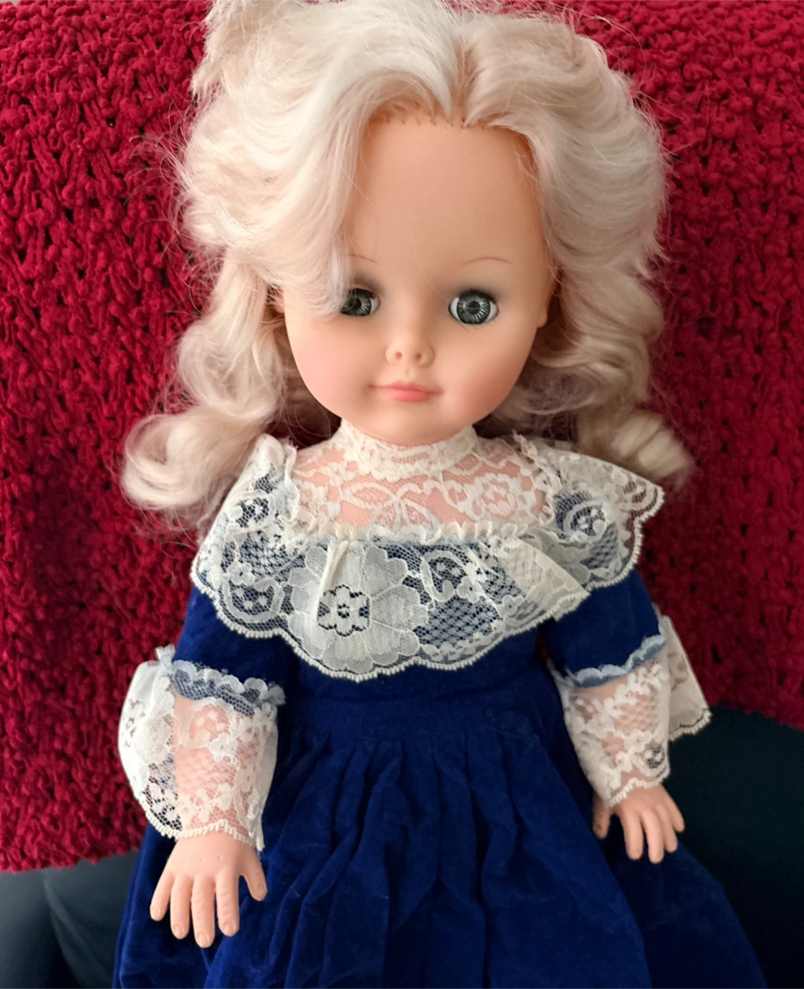 Vintage Blue Dress Doll - photo 5