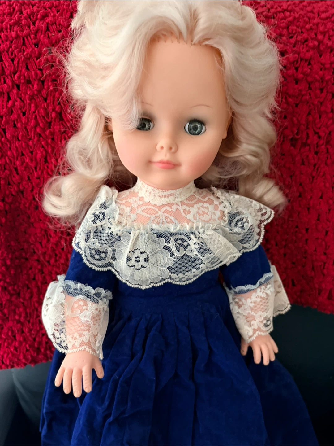 Vintage Blue Dress Doll - photo 3