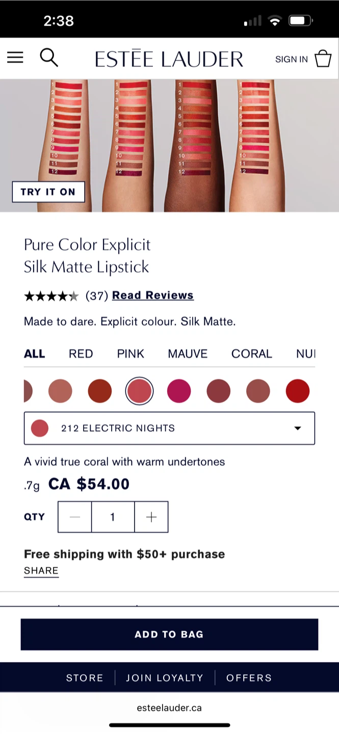Estee Lauder Pure Color Explicit Lipstick (Value $54.00+tax) - photo 3