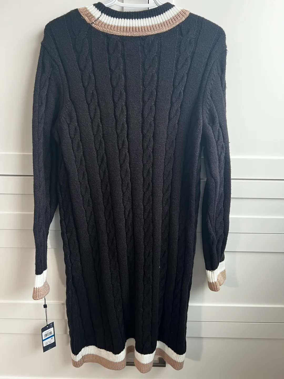 New Tommy Hilfiger Black Knit Dress - Size XL image indicator(2)