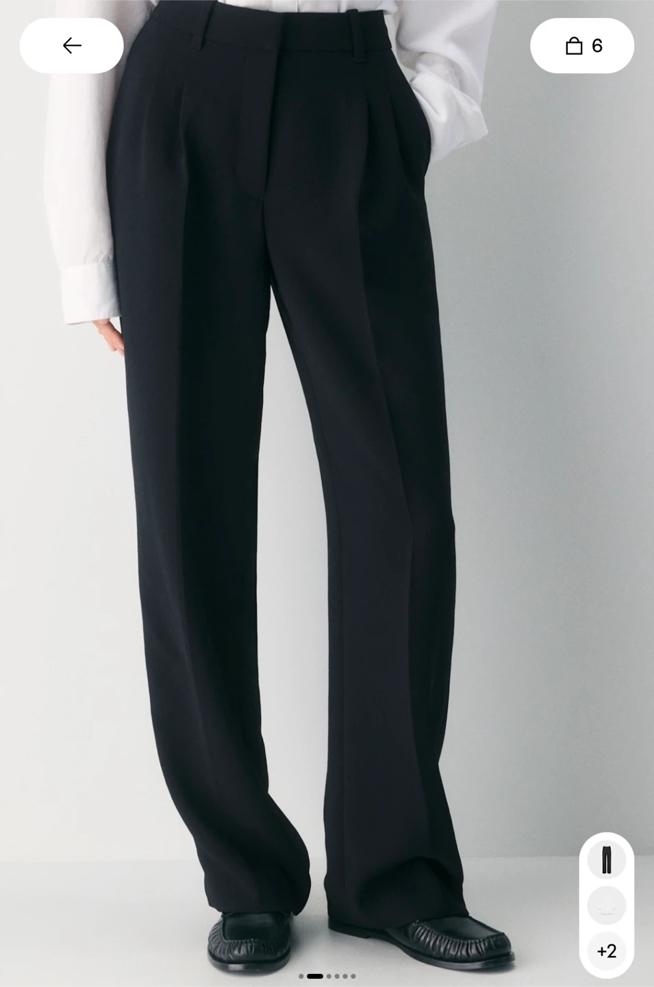 Aritzia Effortless Pants Black- Size 2 - photo 2