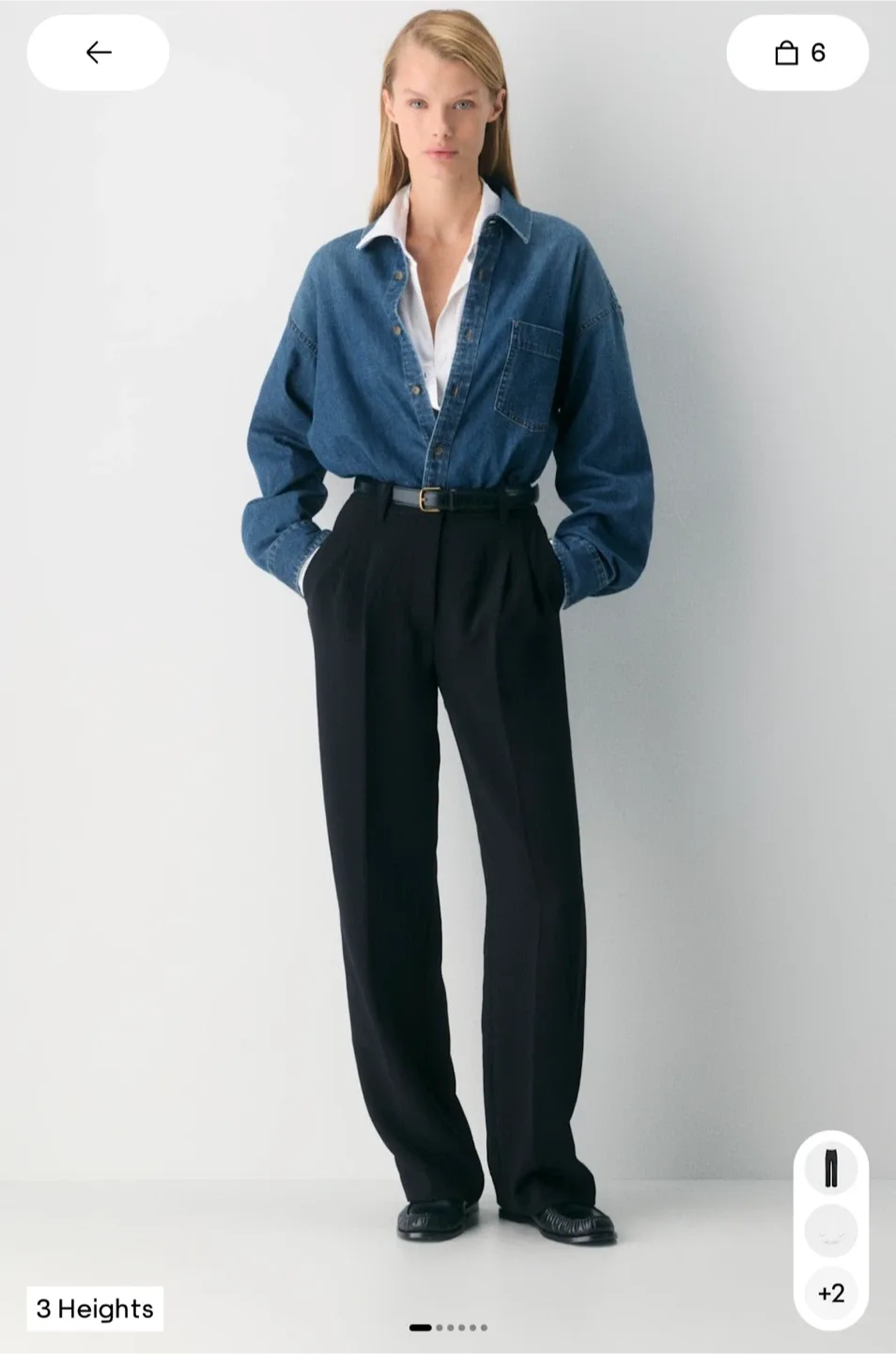 Aritzia Effortless Pants Black- Size 2