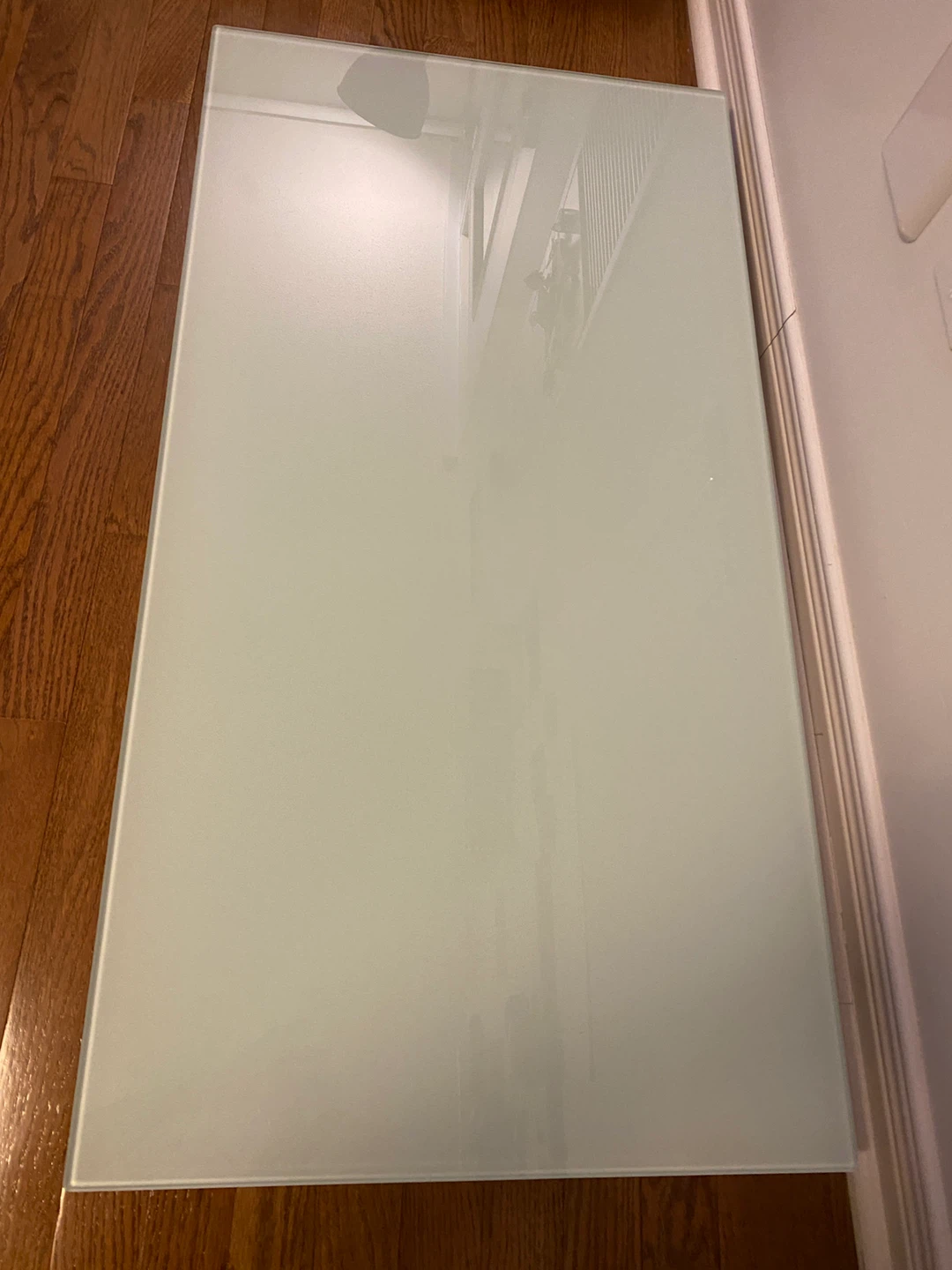 White Glass Table