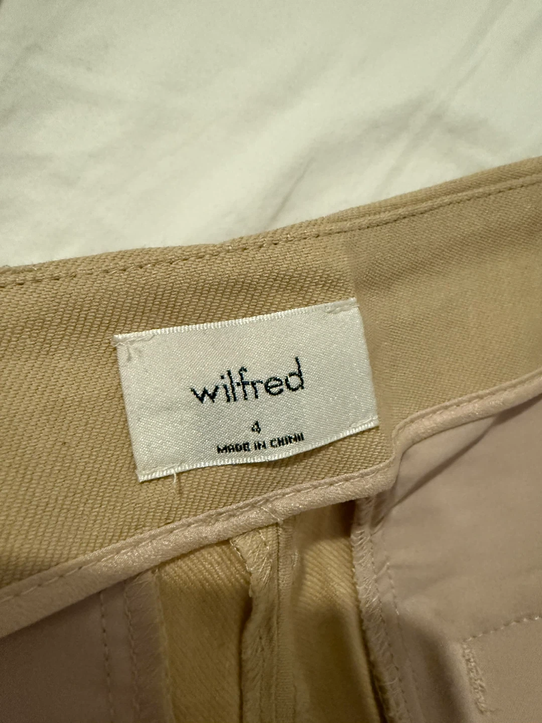 Aritzia Wilfred Cherice Linen Straight Pants Size 4 - photo 5