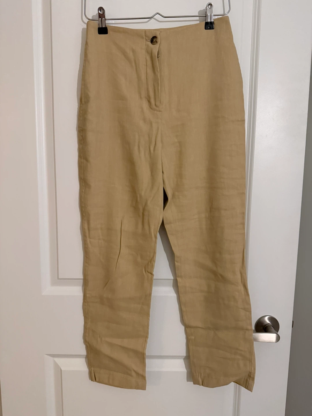 Aritzia Wilfred Cherice Linen Straight Pants Size 4 - photo 2