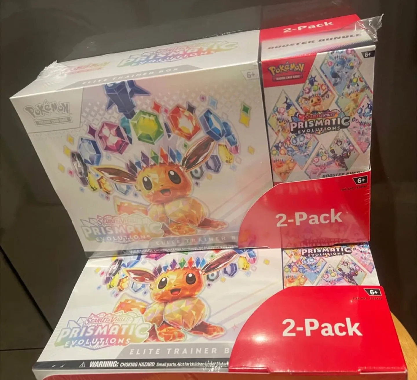 Sealed Pokemon Prismatic ETB + Booster Bundle
