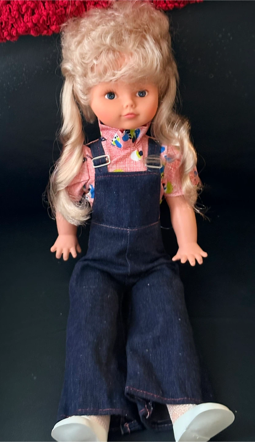Blonde Doll in Overalls - photo 3