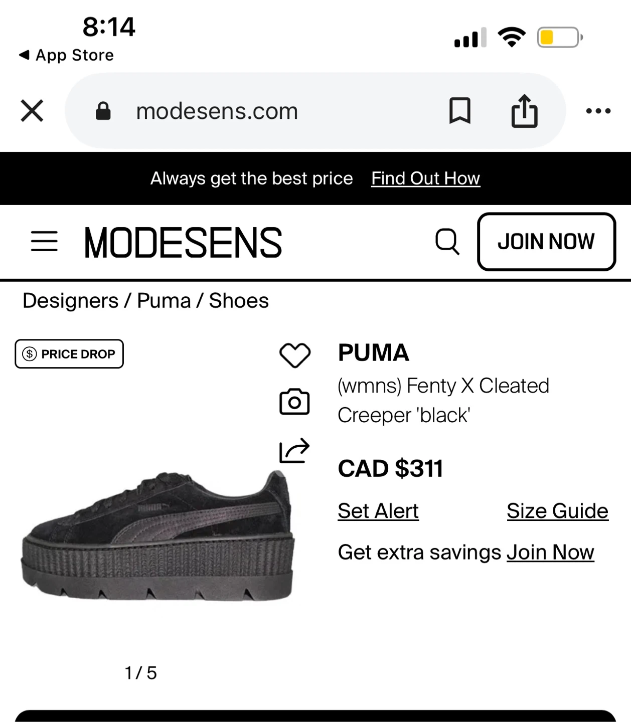 Puma Fenty Cleated Creeper - Size 7 - photo 5