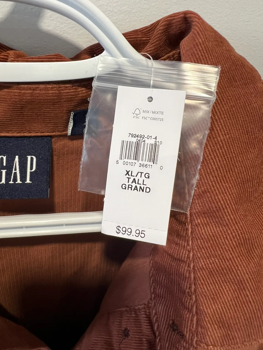 New GAP Corduroy Dress - XL Tall image indicator(3)