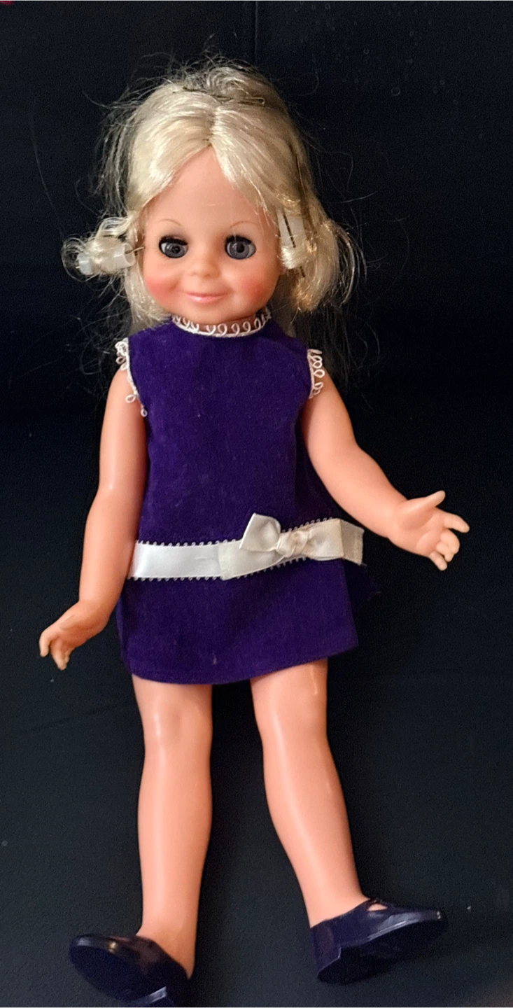 Vintage Doll - Purple Dress