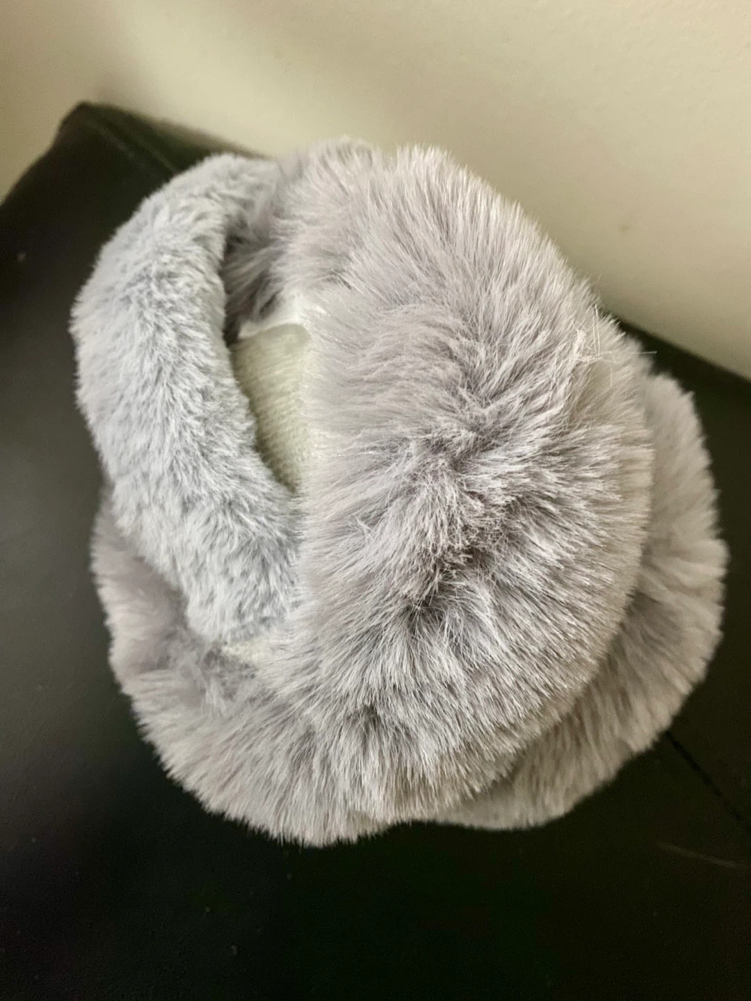Gray Faux Fur Earmuffs - photo 3