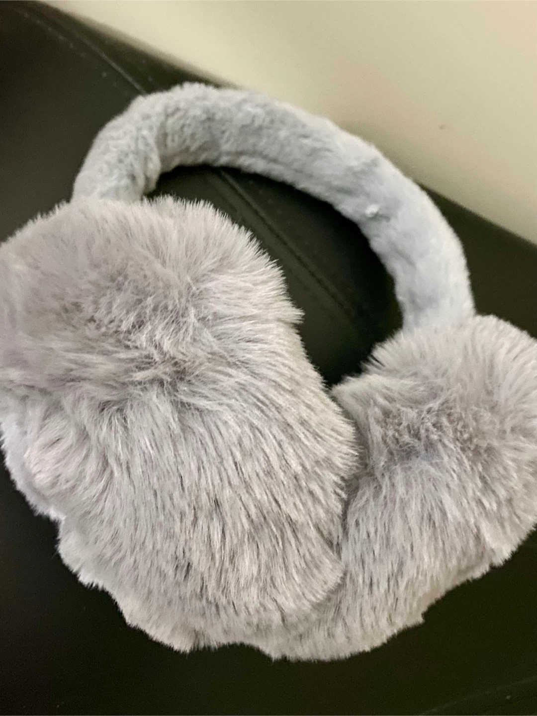 Gray Faux Fur Earmuffs - photo 2