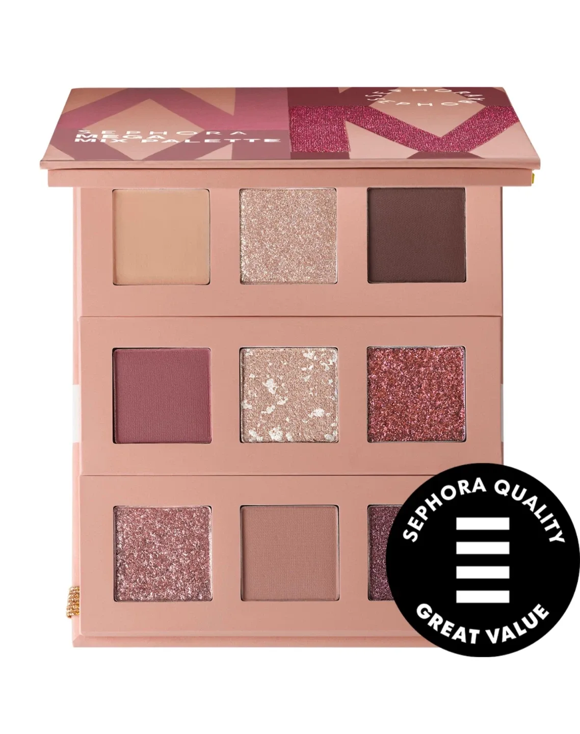 Sephora Mega Mix Eyeshadow Palette - Rosey Nude