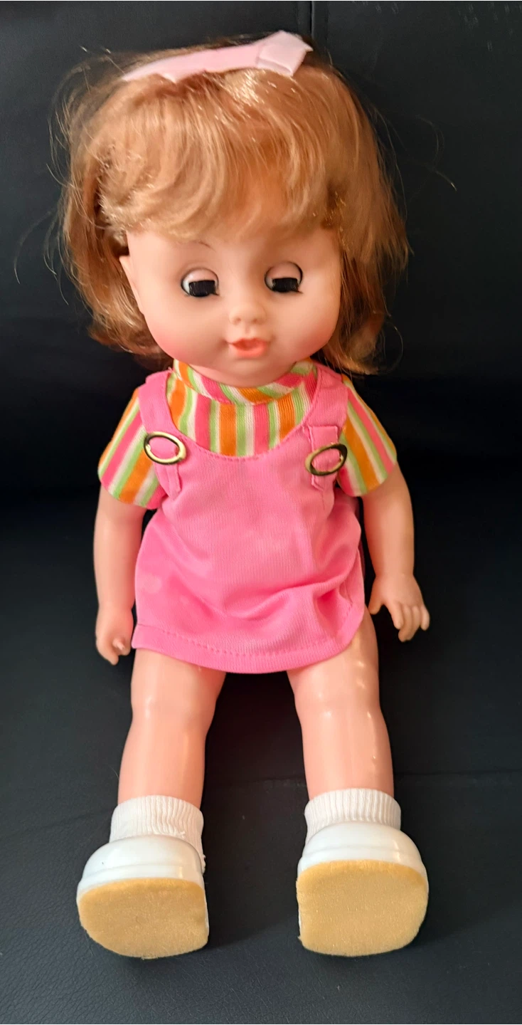 Vintage Doll with Pink Dress