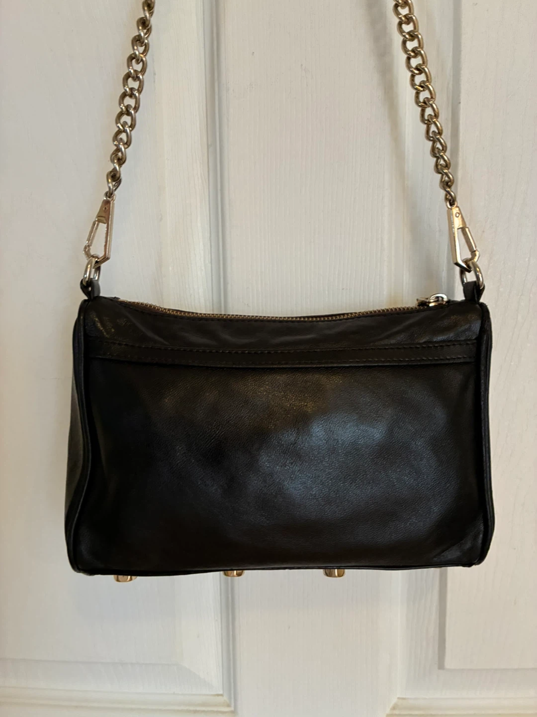 Rebecca Minkoff mini MAC Black Leather Chain Bag - photo 3