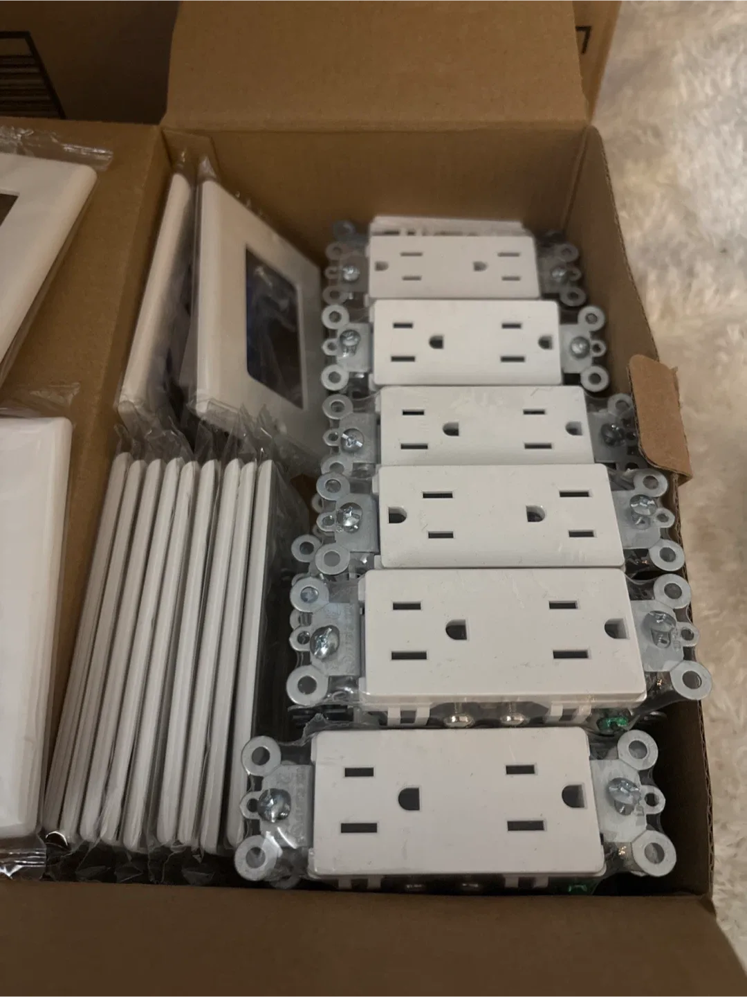 New Electrical Outlets & Wall Plates