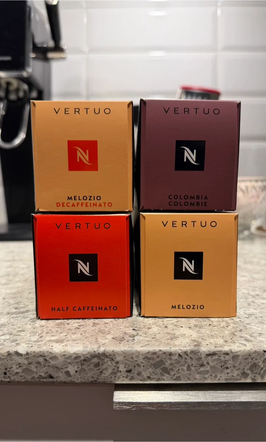 (Unopened) Nespresso Vertuo Capsules - Bundle of 4