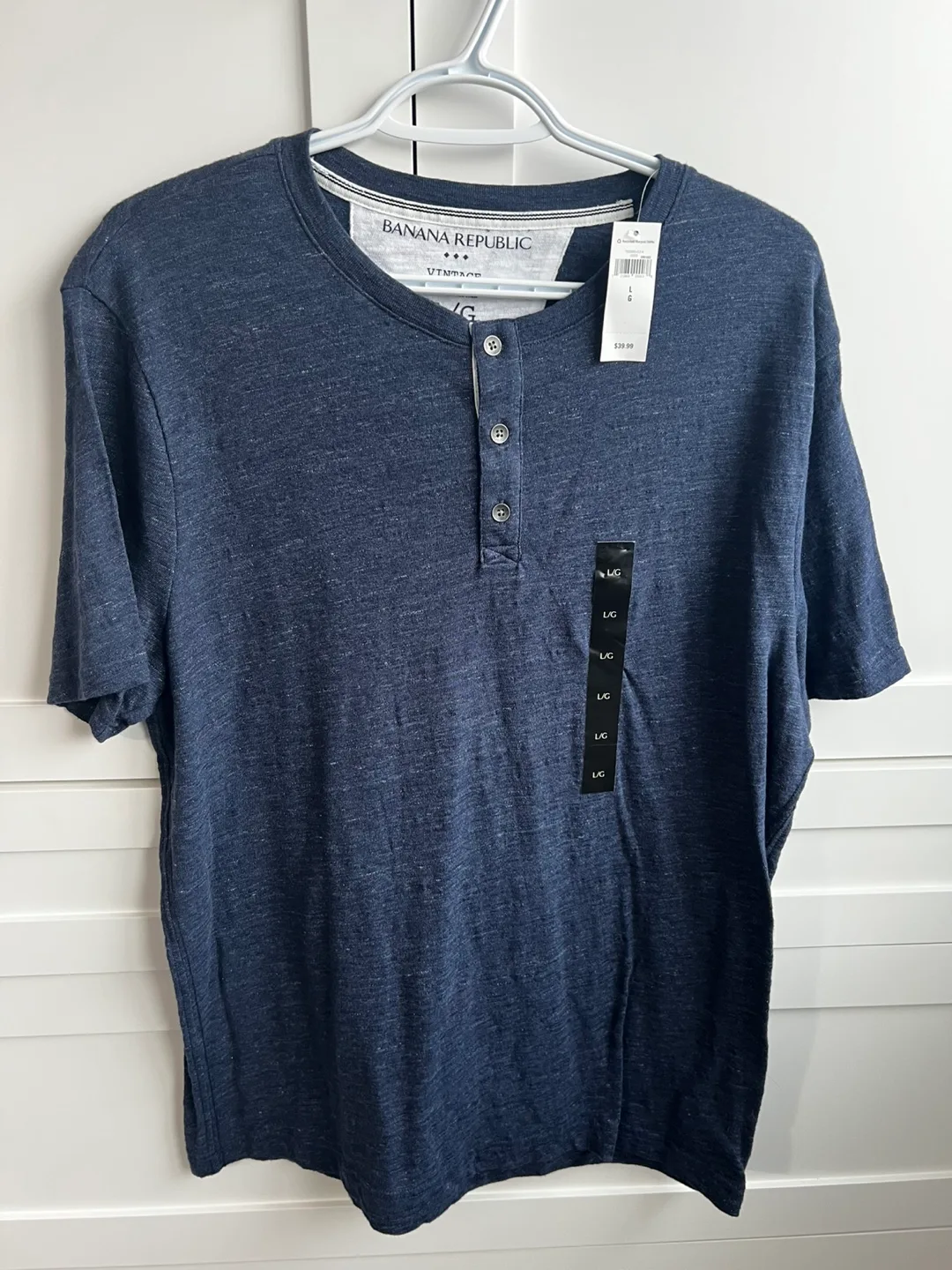 new Banana Republic Vintage Henley - Large