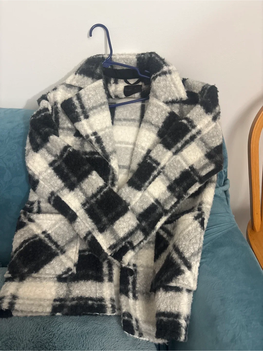 RD Style Plaid Coat XS