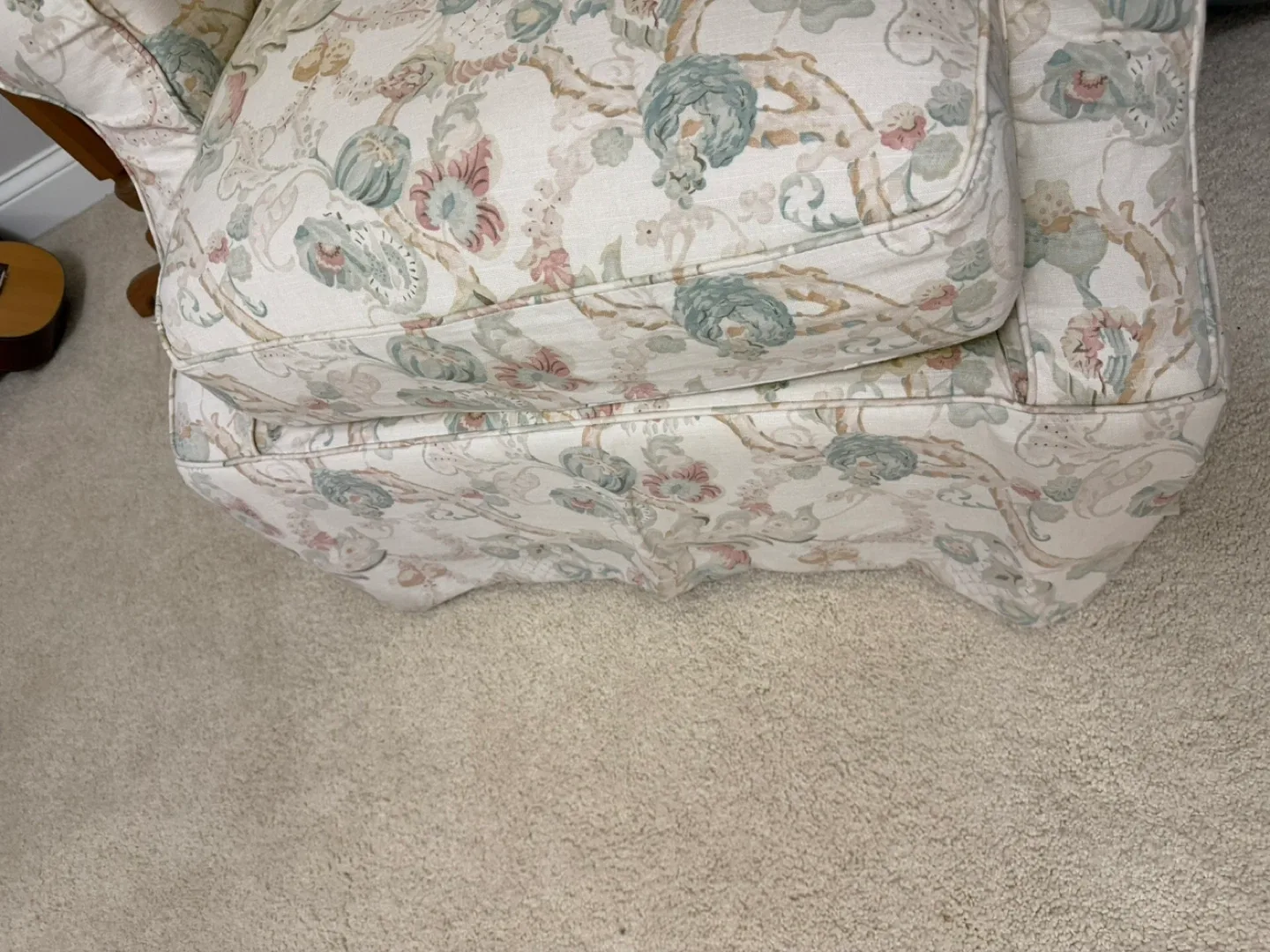 2 oversized deep armchairs