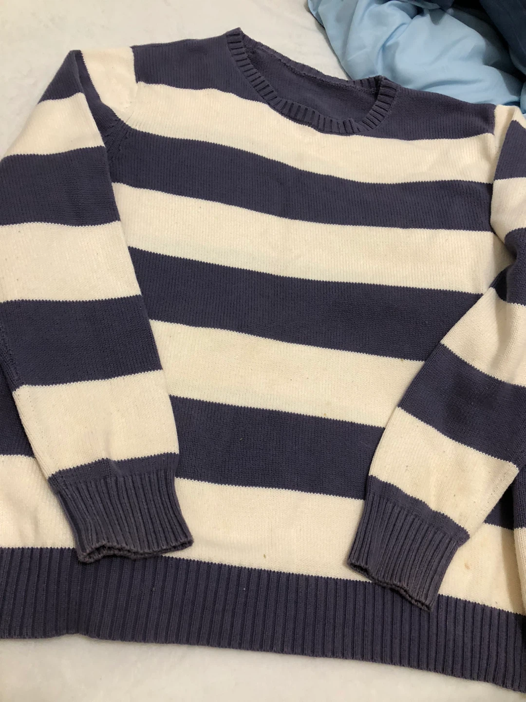 Striped Knit Sweater oversized!