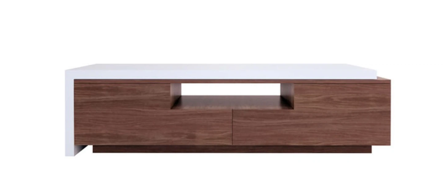 Wood & White TV Stand/Media Console - photo 5