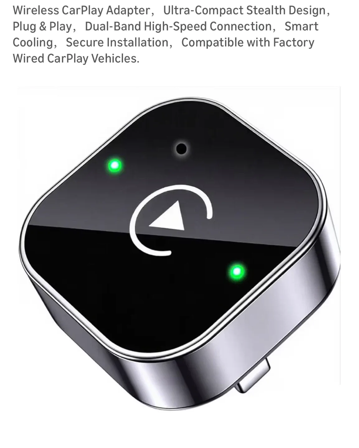 Brand New Wireless CarPlay Adapter image indicator(2)