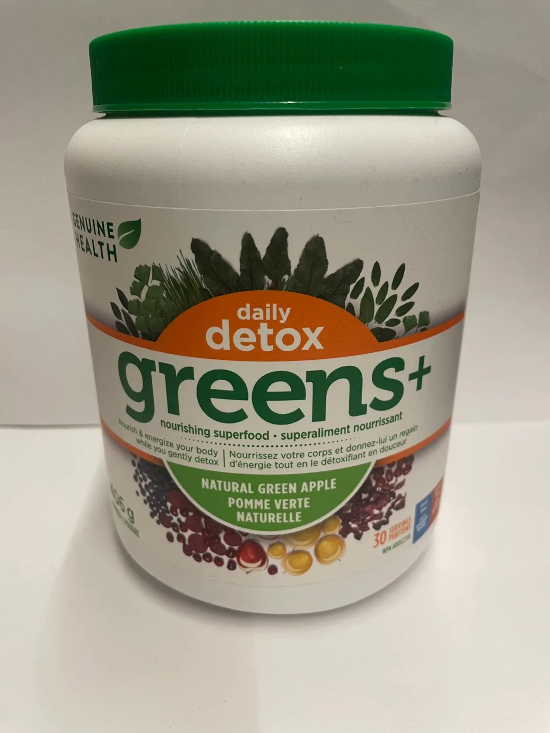 Genuine Health Daily Detox Greens+ - Apple