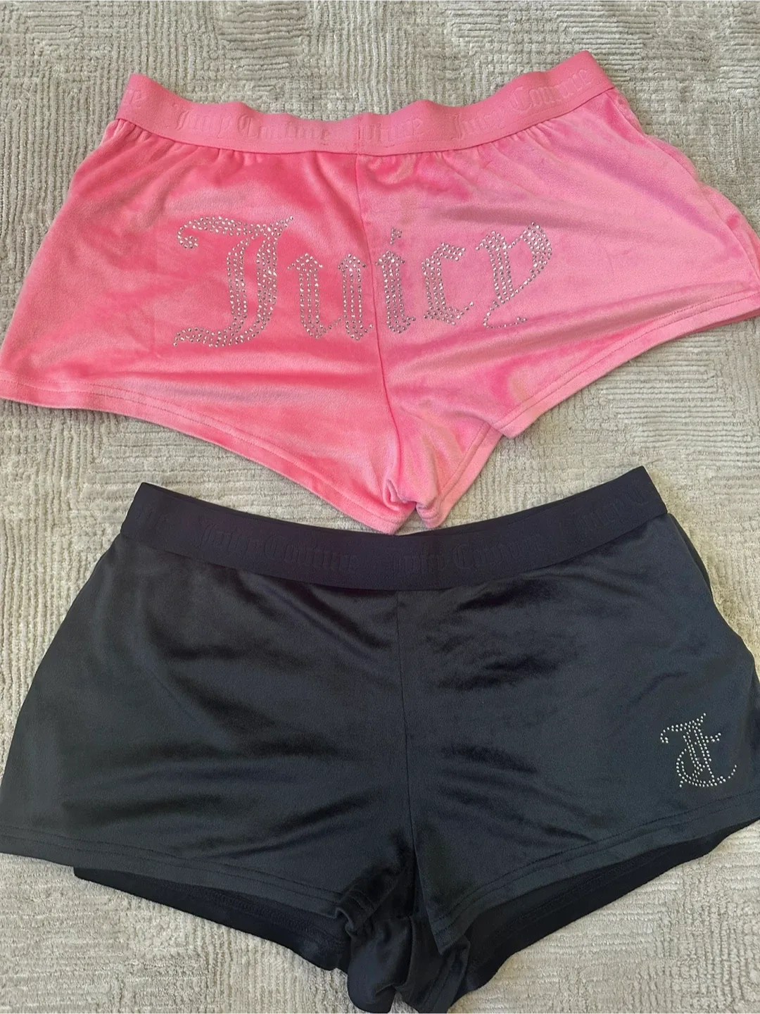 Juicy Couture Shorts - Pink & Black