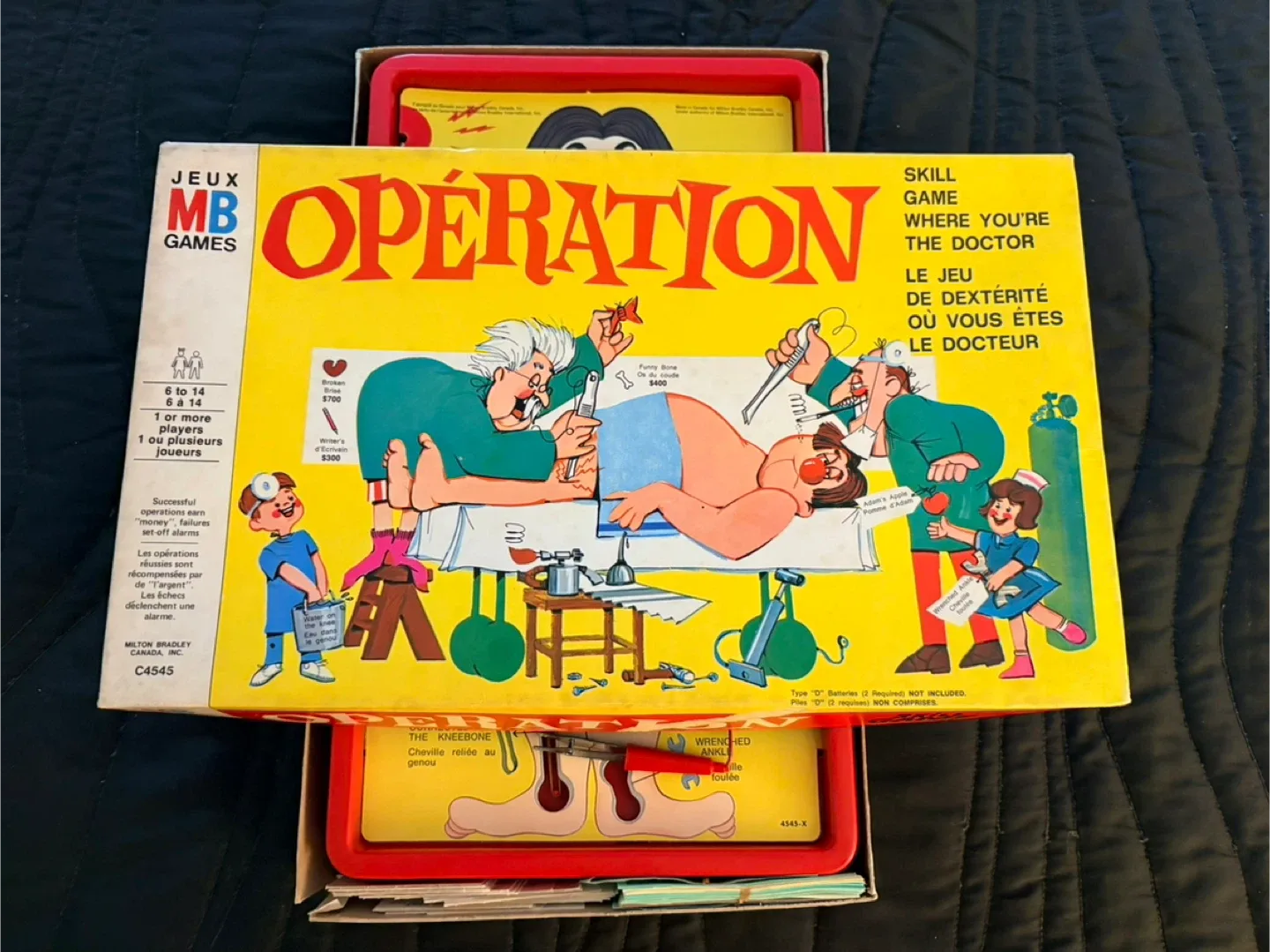 Vintage MB Games Operation Skill Game