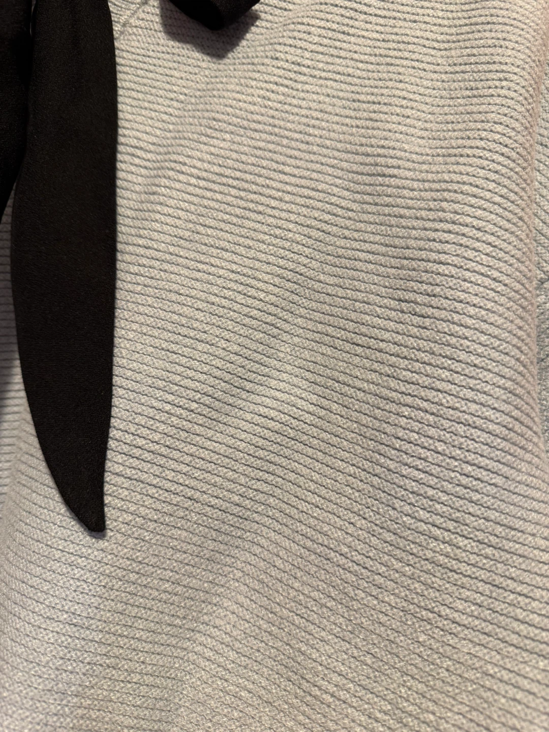 Ribbed Knit Sweater with Bow Detail(6475621363)message - photo 3