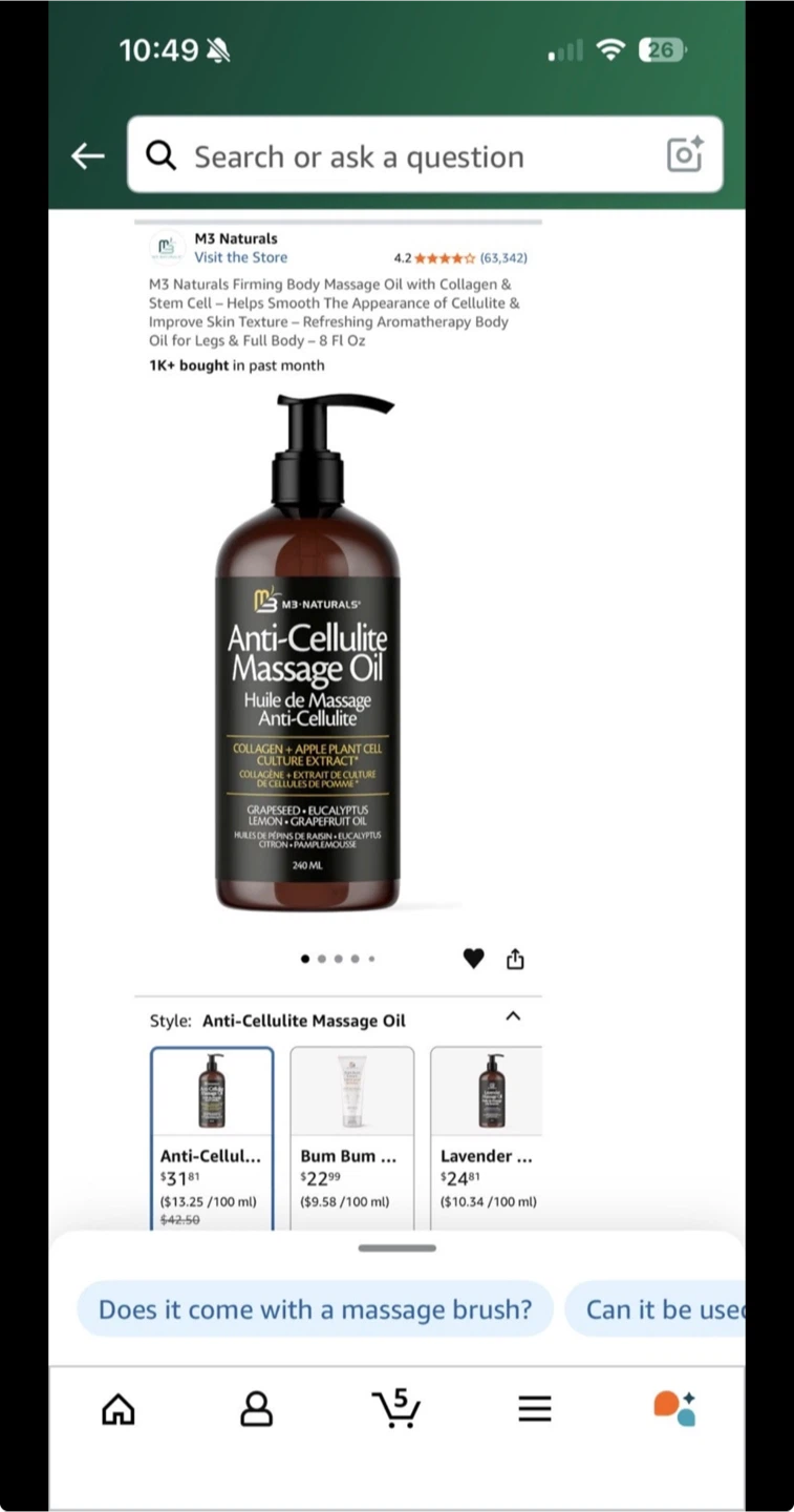 Anti-Cellulite Massage Oil & Wood massage kit - photo 4