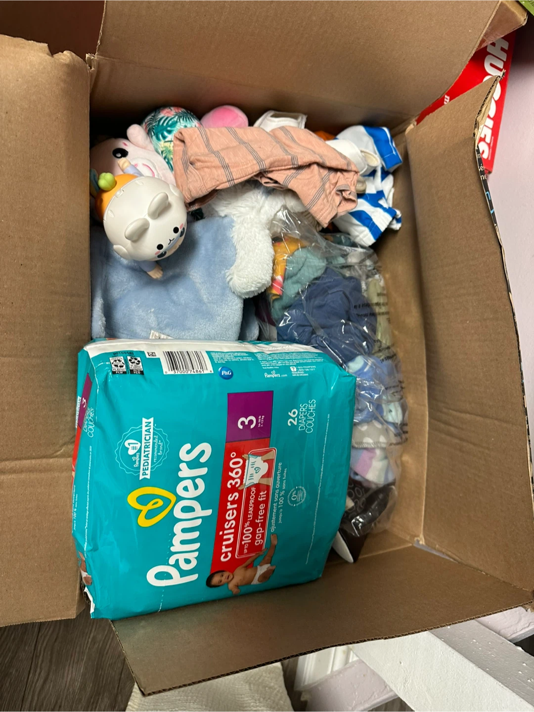 Box of Baby Items