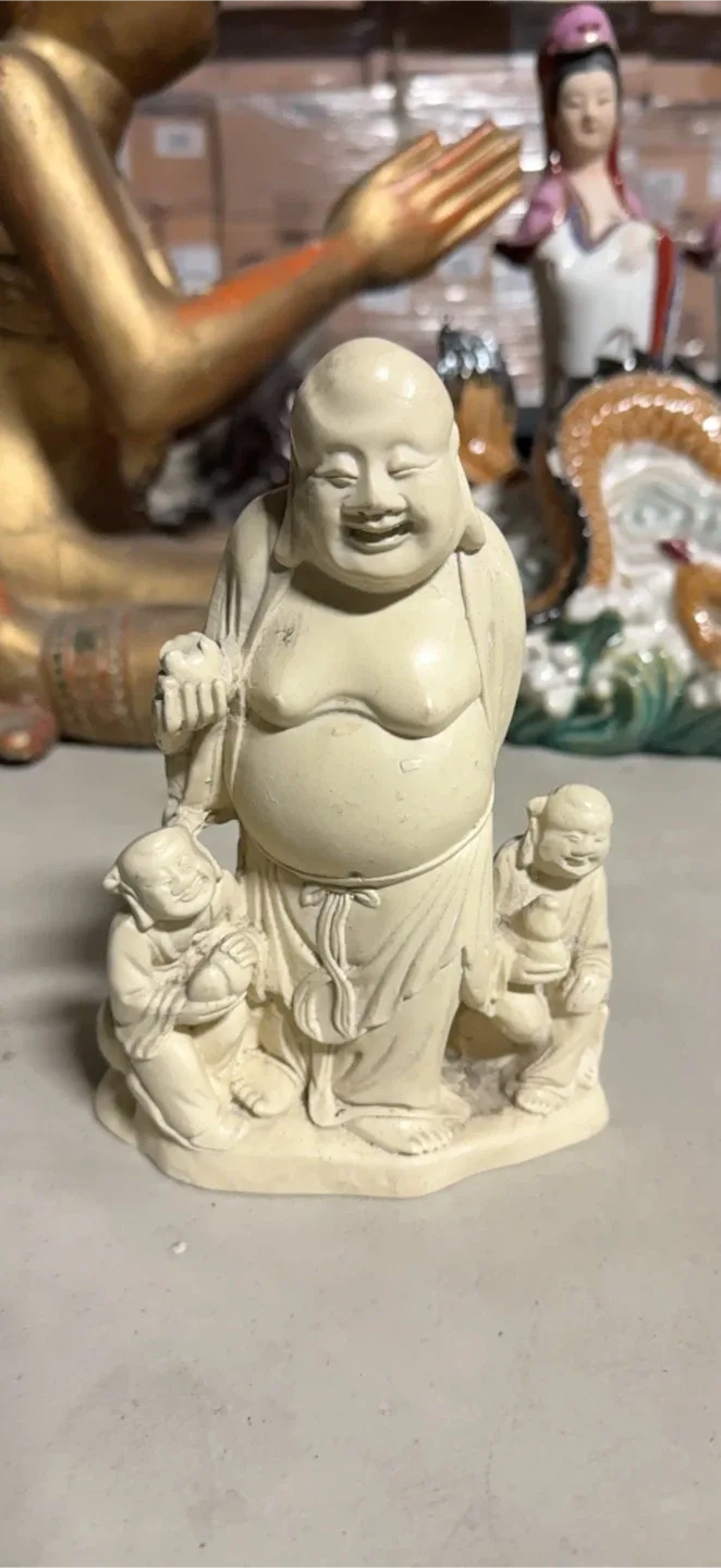 Smiling Buddha Statue - 17cm