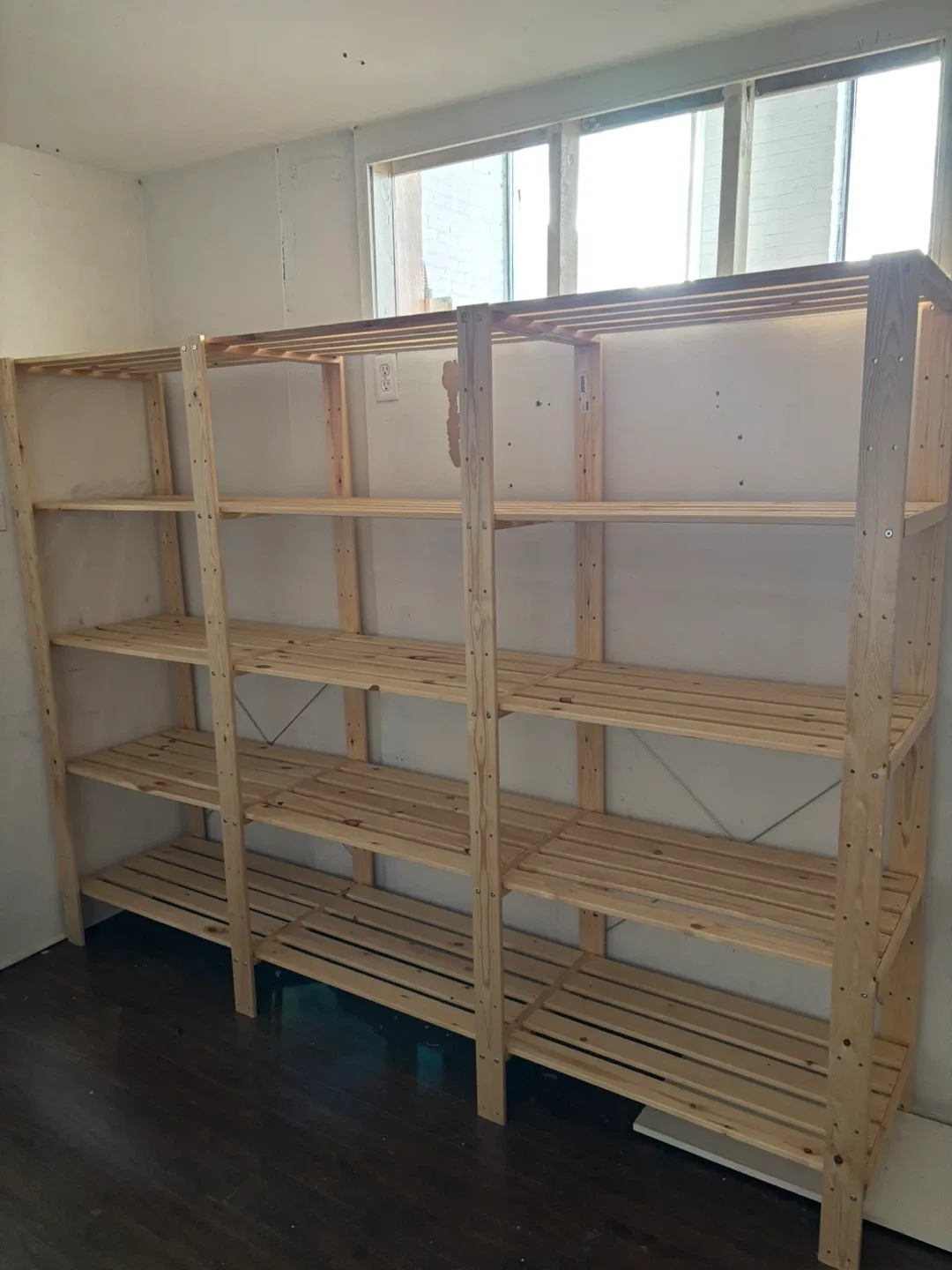 Wooden Shelving Unit
