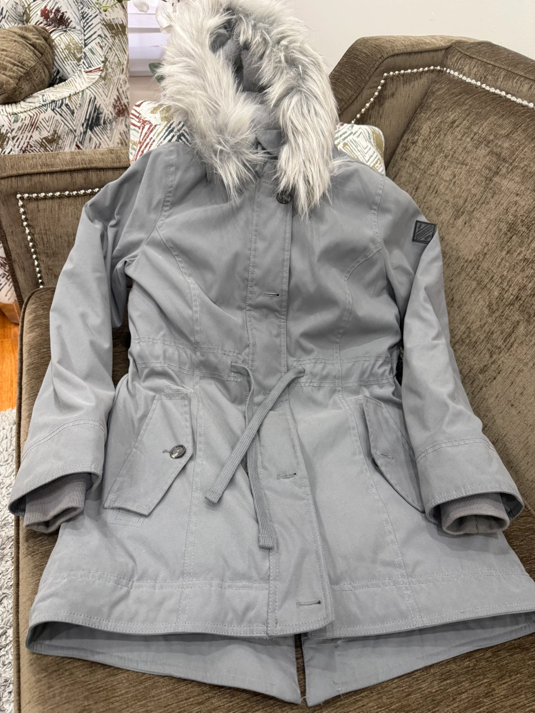 Grey Winter Parka
