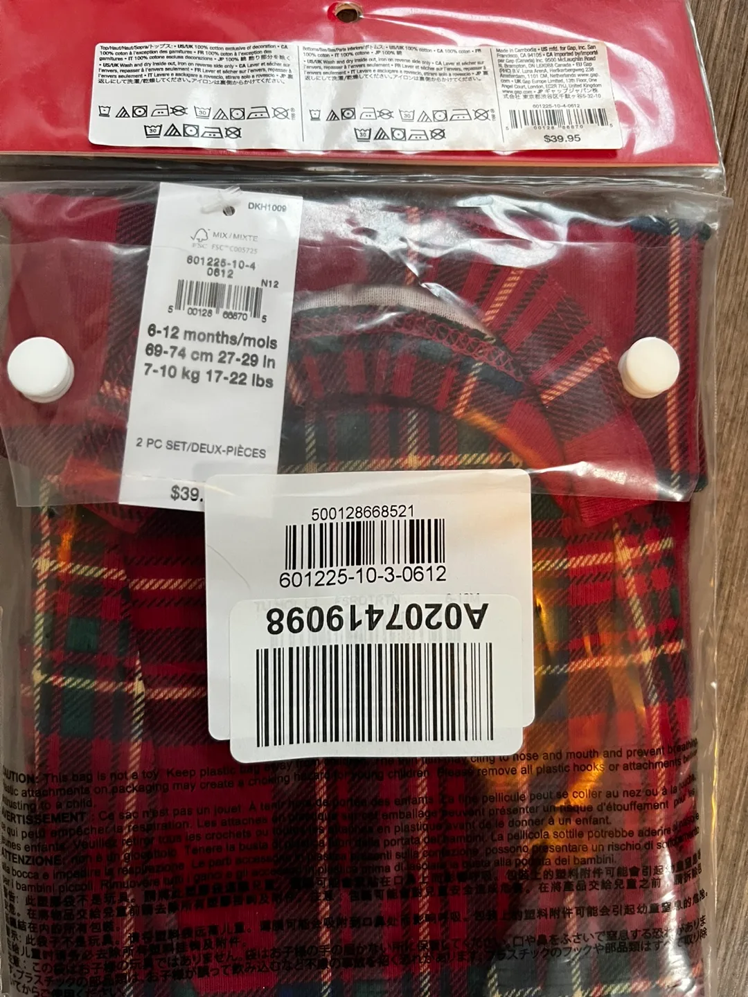 Baby Gap Pajama Set (6-12 Months) - New! image indicator(2)