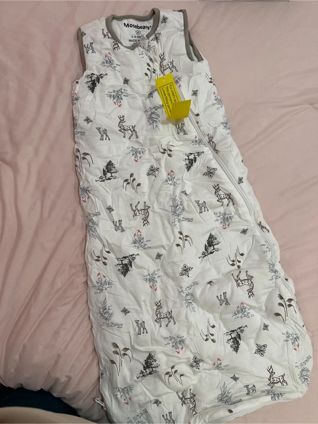 New Mosebears Forest M Sleeping Sack 6-18 Months image indicator(3)