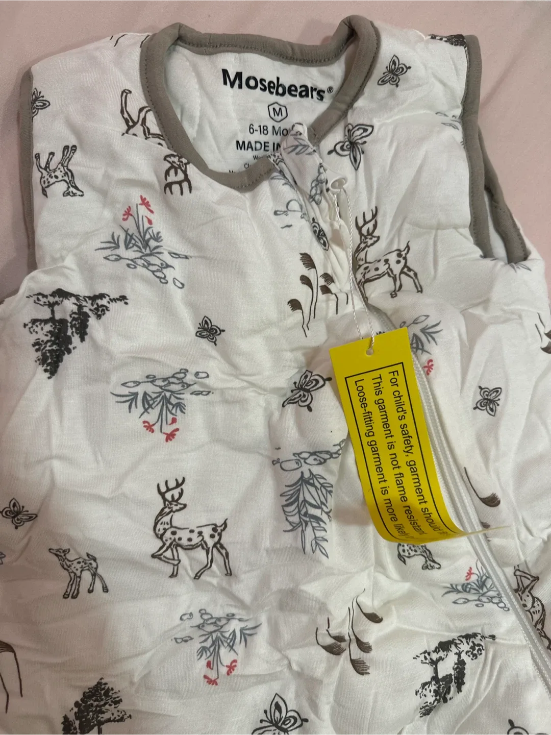 New Mosebears Forest M Sleeping Sack 6-18 Months image indicator(2)