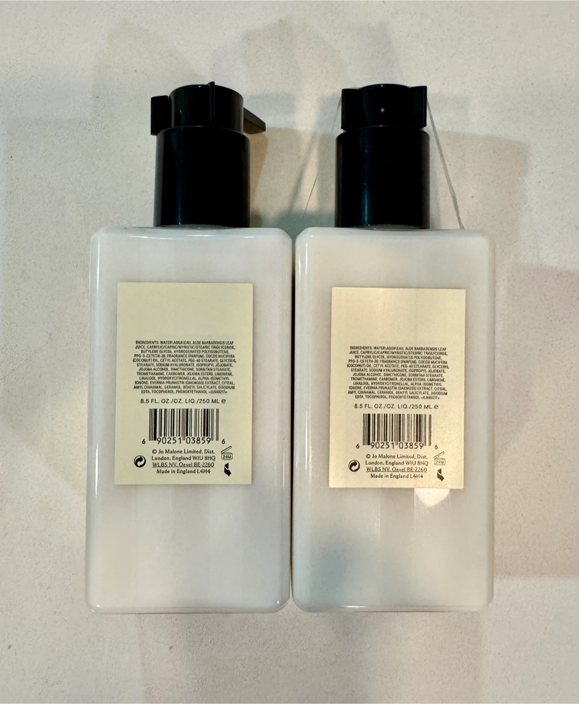 2 Bottles Set_Jo Malone Lime Basil & Mandarin Body & Hand Lotion - photo 2