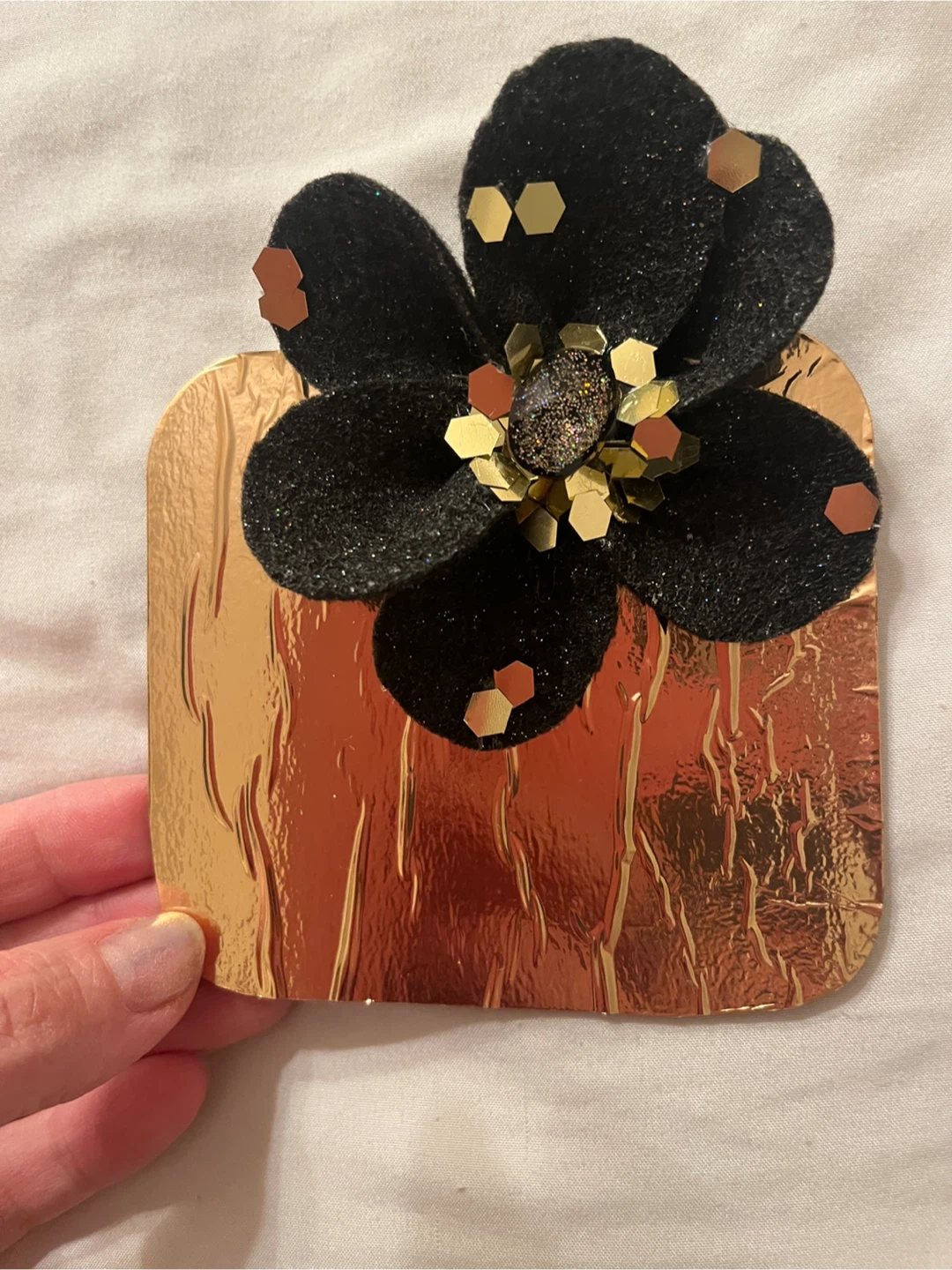Handmade Crochet Flower Hair Clip