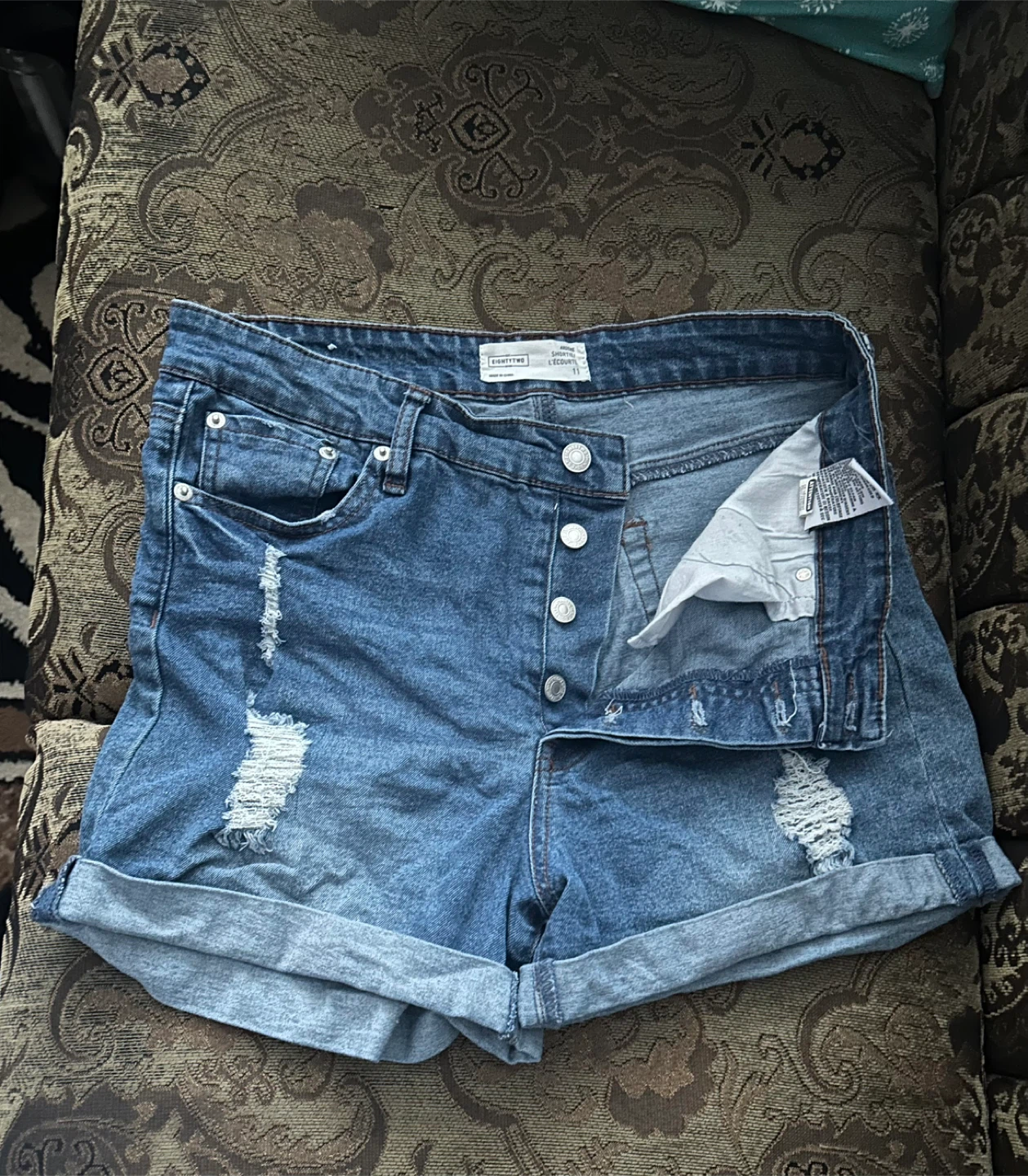 Ardene Denim Shorts - Size 11 - photo 2