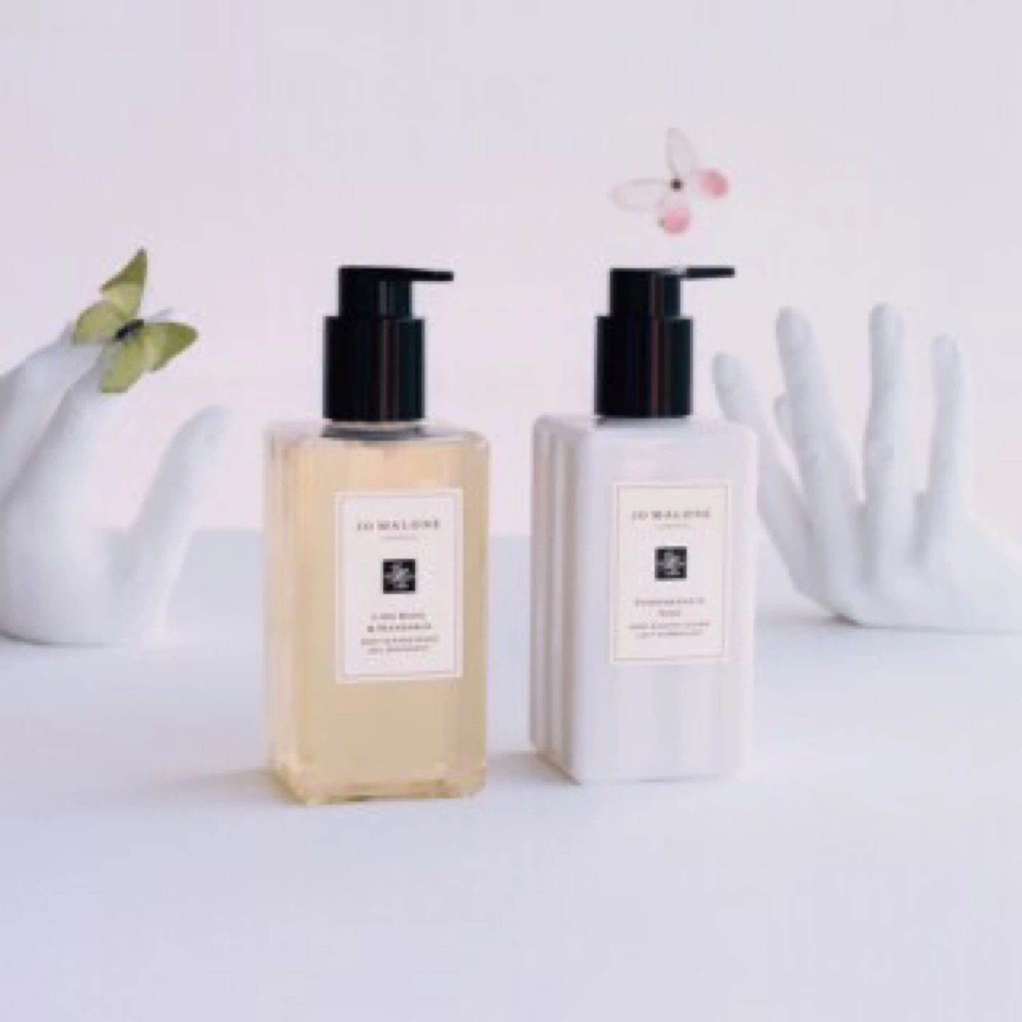 2 Bottles Set_Jo Malone Lime Basil & Mandarin_Body Wash/Lotion - photo 2