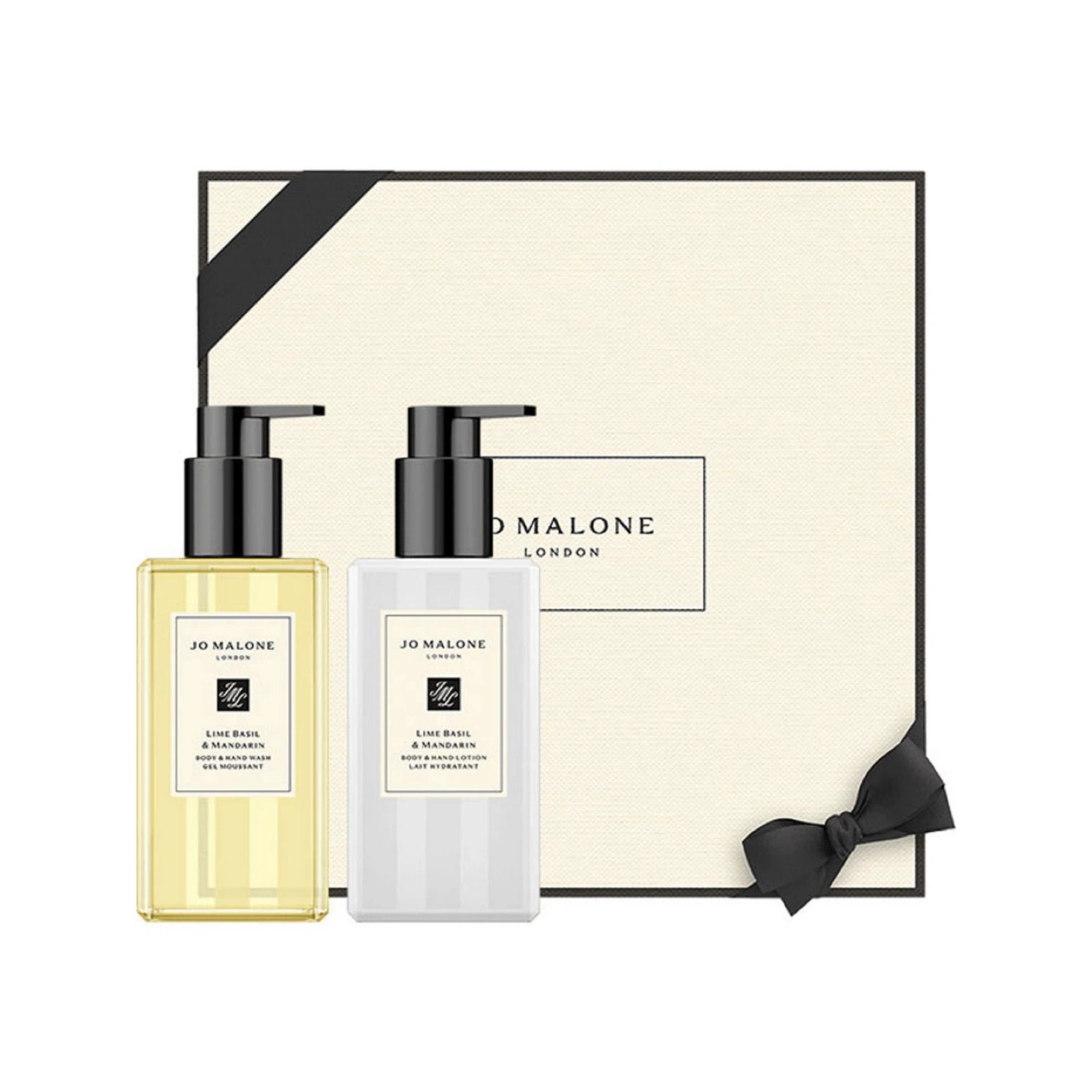 2 Bottles Set_Jo Malone Lime Basil & Mandarin_Body Wash/Lotion